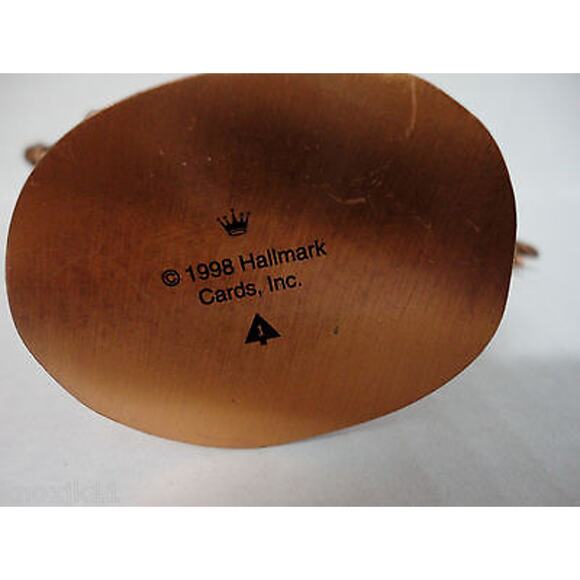 Hallmark Pony Express Horse Christmas Ornament Copper Old West Cowboy 25 Yr Box - Picture 9 of 11